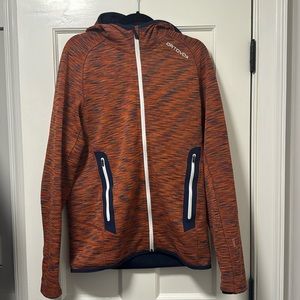 Ortovox wool lined hooded fleece